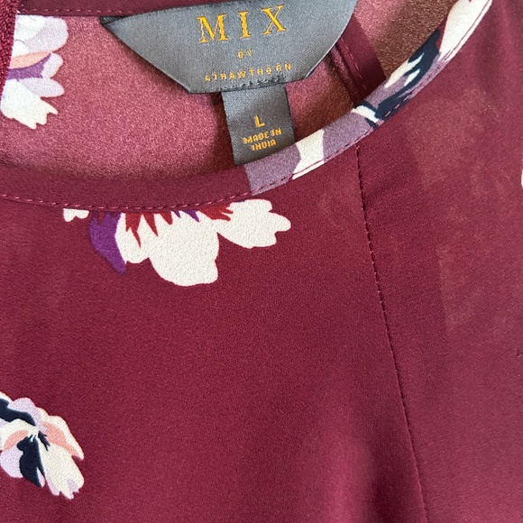 MIX BY 41 HAWTHORN Cavan Crew Neck Blouse - Size Large - Picture 2 of 5